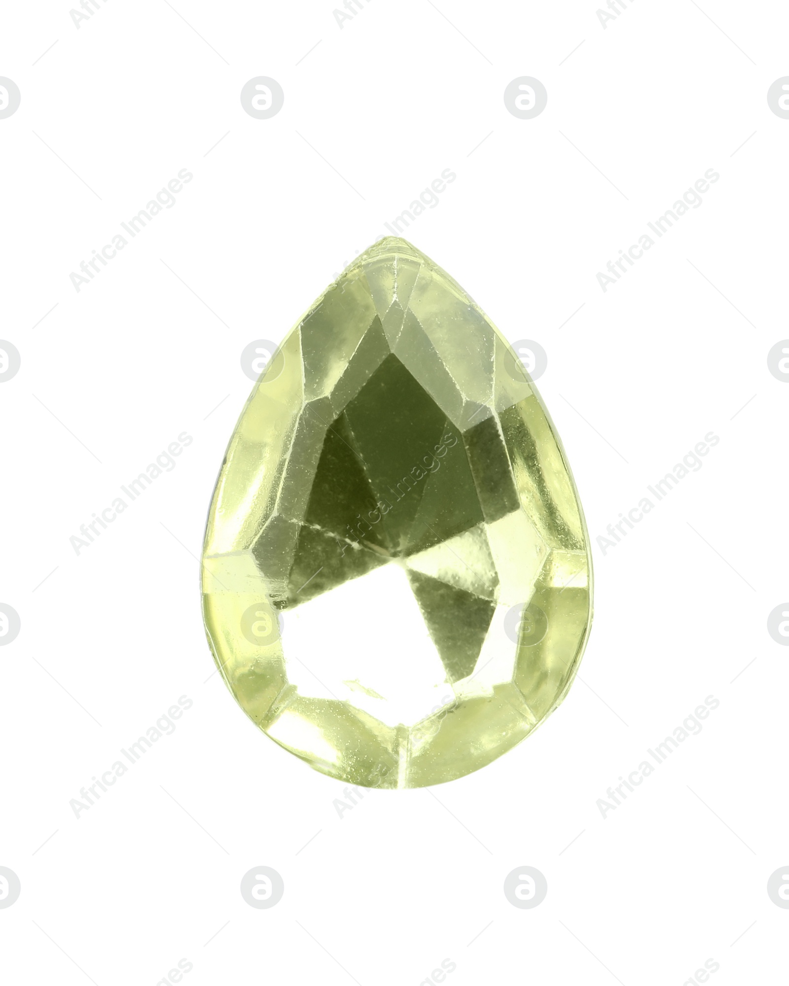 Image of Beautiful gemstone for jewelry on white background