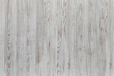 Photo of Texture of wooden surface as background, top view