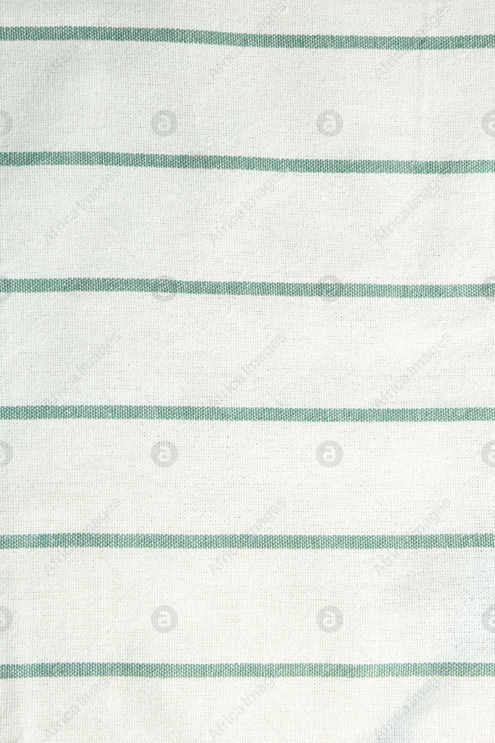 Photo of Texture of white striped fabric as background, closeup