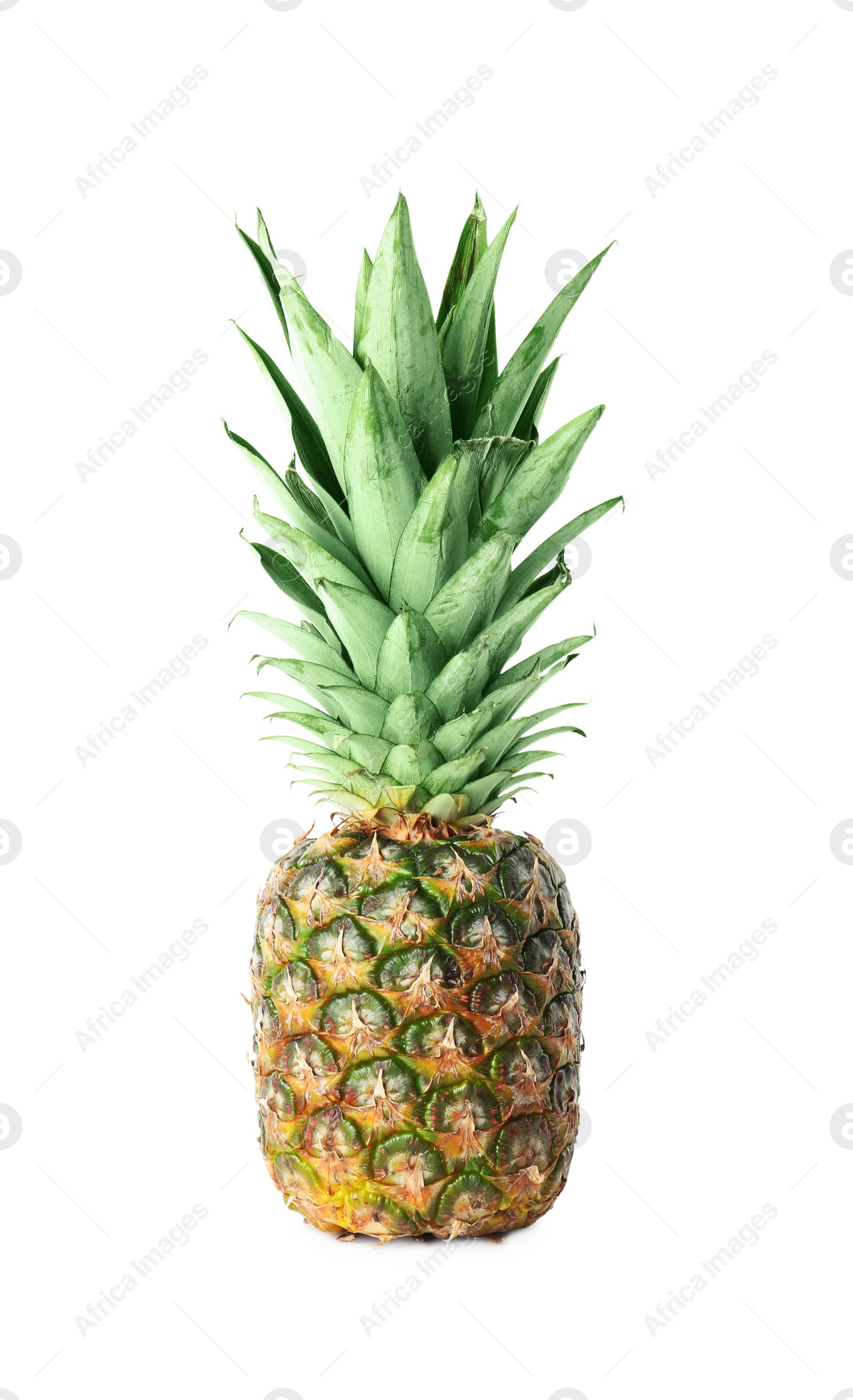 Photo of Fresh ripe juicy pineapple isolated on white