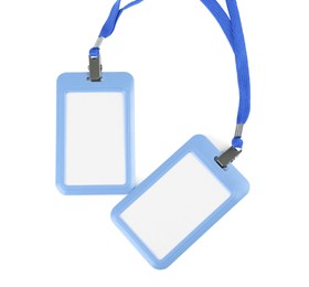 Blank badges on white background. Mockup for design