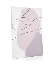 Beautiful abstract painting on white background. Element of interior decor