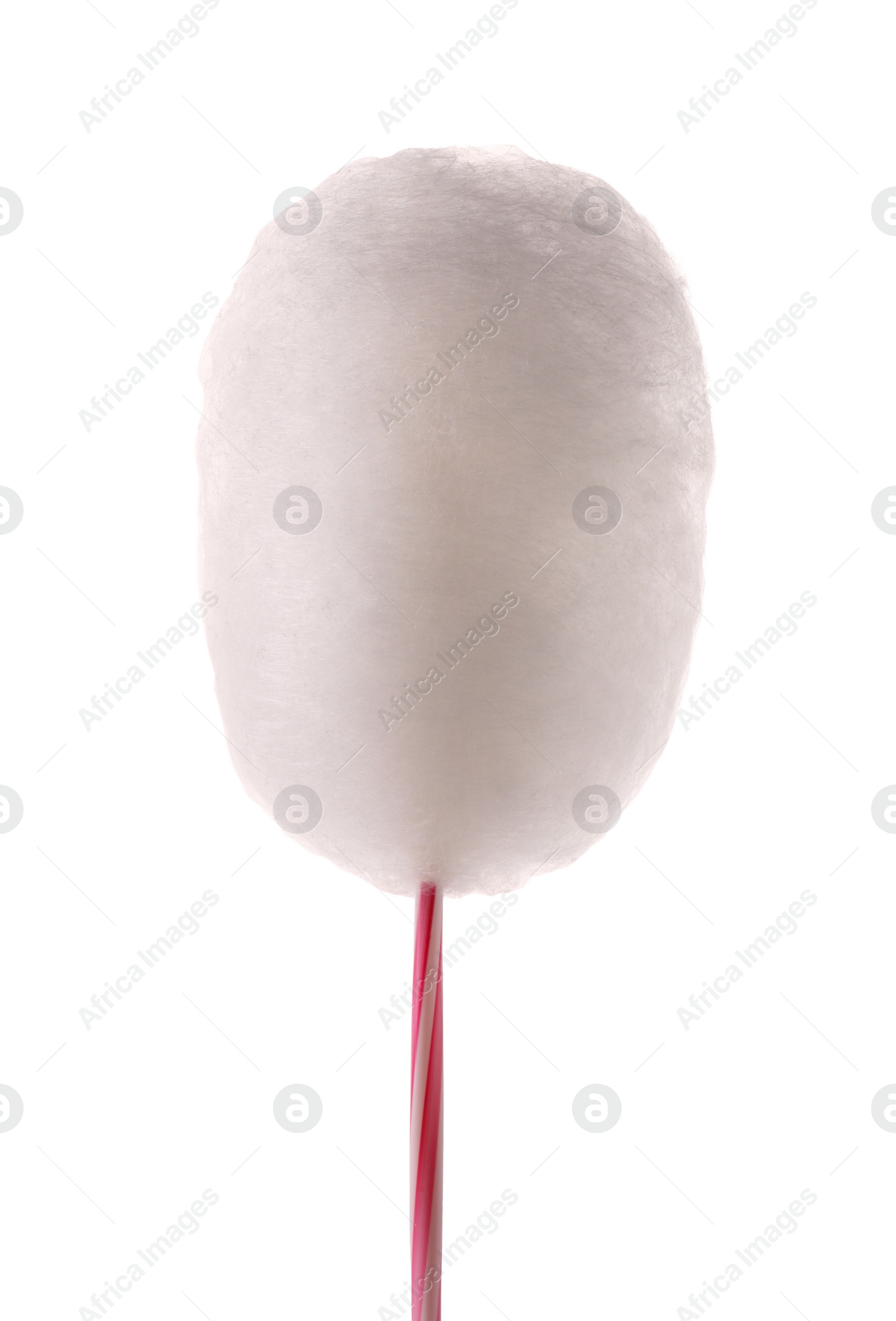 Photo of One sweet cotton candy isolated on white