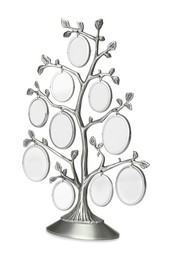 Photo of Blank metal family tree frame isolated on white