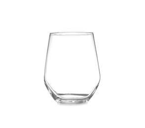 Photo of New clean empty glass isolated on white