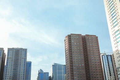 Photo of DUBAI, UNITED ARAB EMIRATES - NOVEMBER 06, 2018: Cityscape with modern buildings