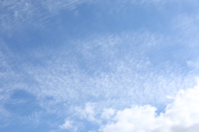 Photo of Picturesque view of blue sky with white clouds