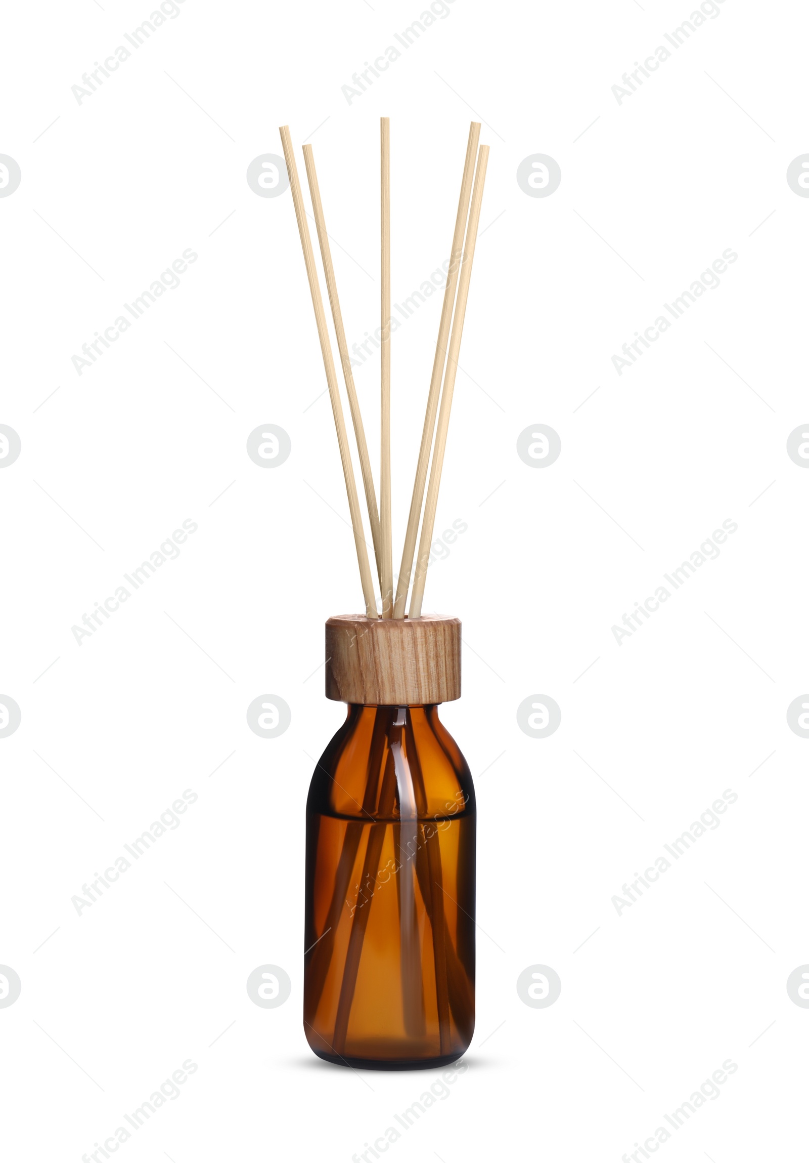 Photo of Aromatic air reed freshener isolated on white