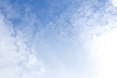 Photo of Picturesque view of beautiful sky with fluffy clouds