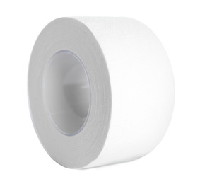 Photo of Medical sticking plaster roll isolated on white