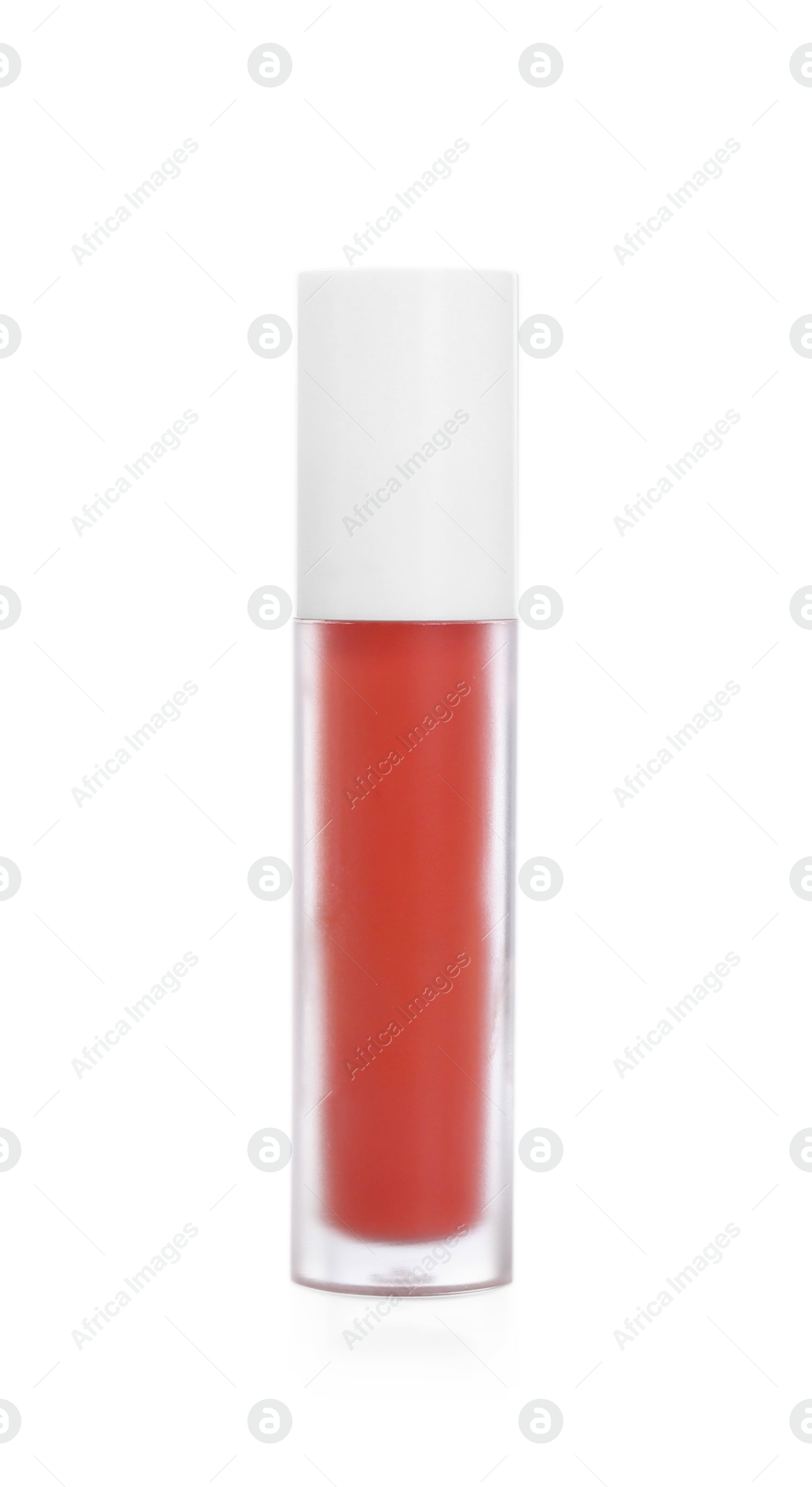 Photo of One color lip gloss isolated on white