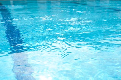 Photo of Outdoor swimming pool with clear rippled water