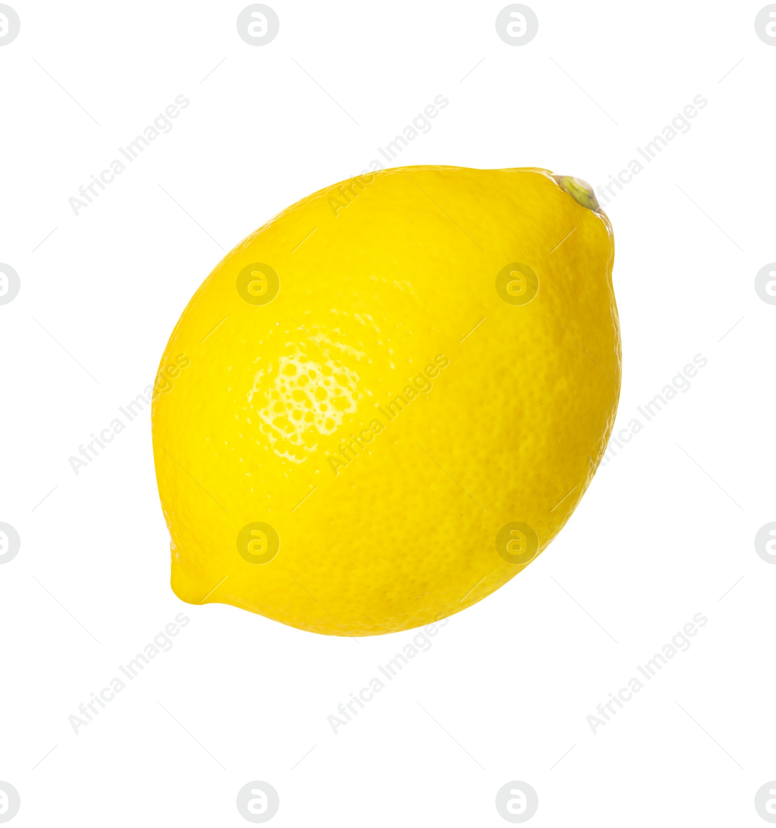 Photo of Fresh ripe whole lemon isolated on white