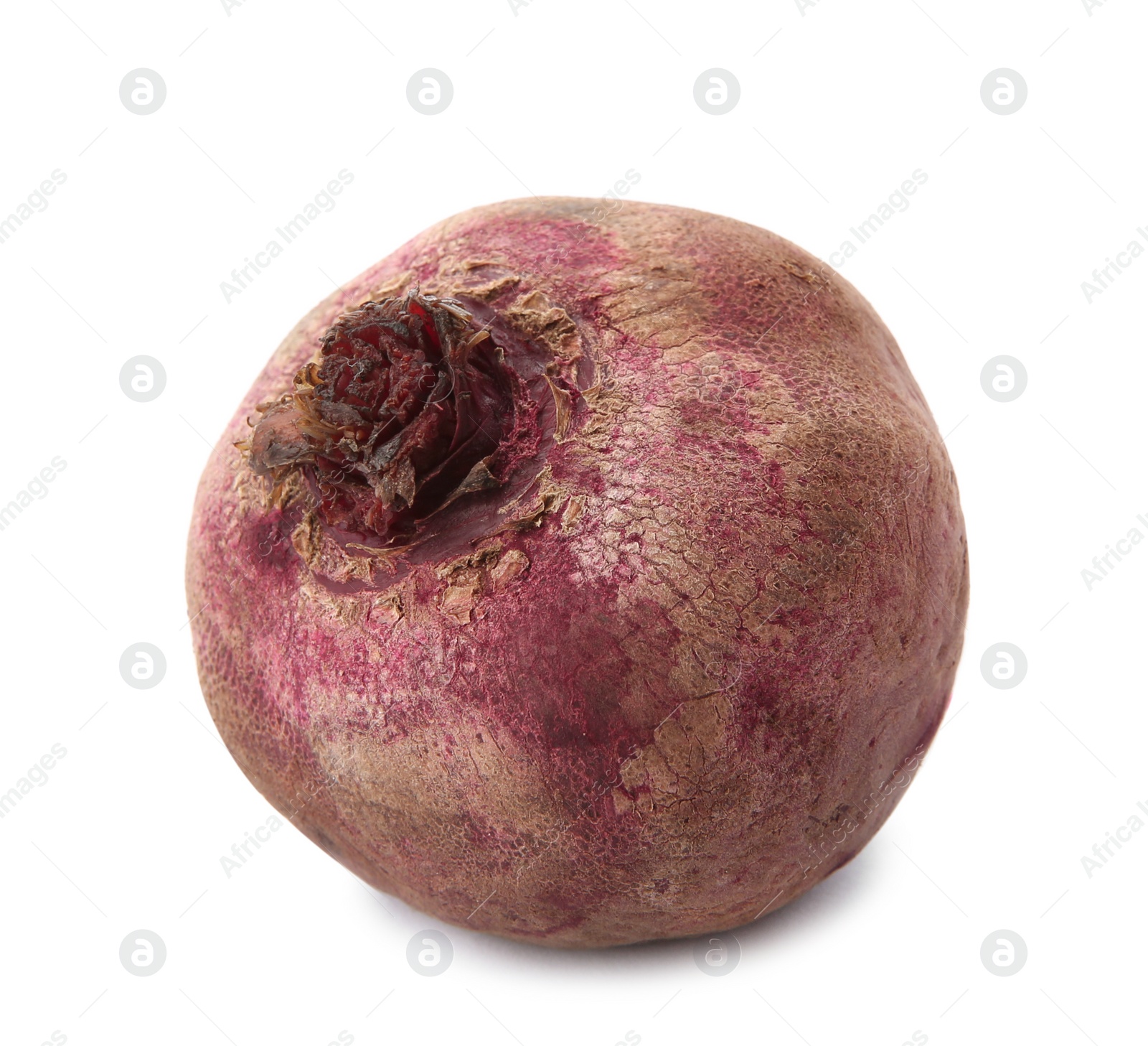 Photo of Whole fresh red beet on white background