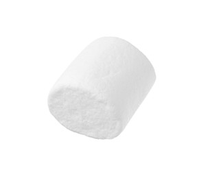 Photo of Delicious sweet puffy marshmallow isolated on white