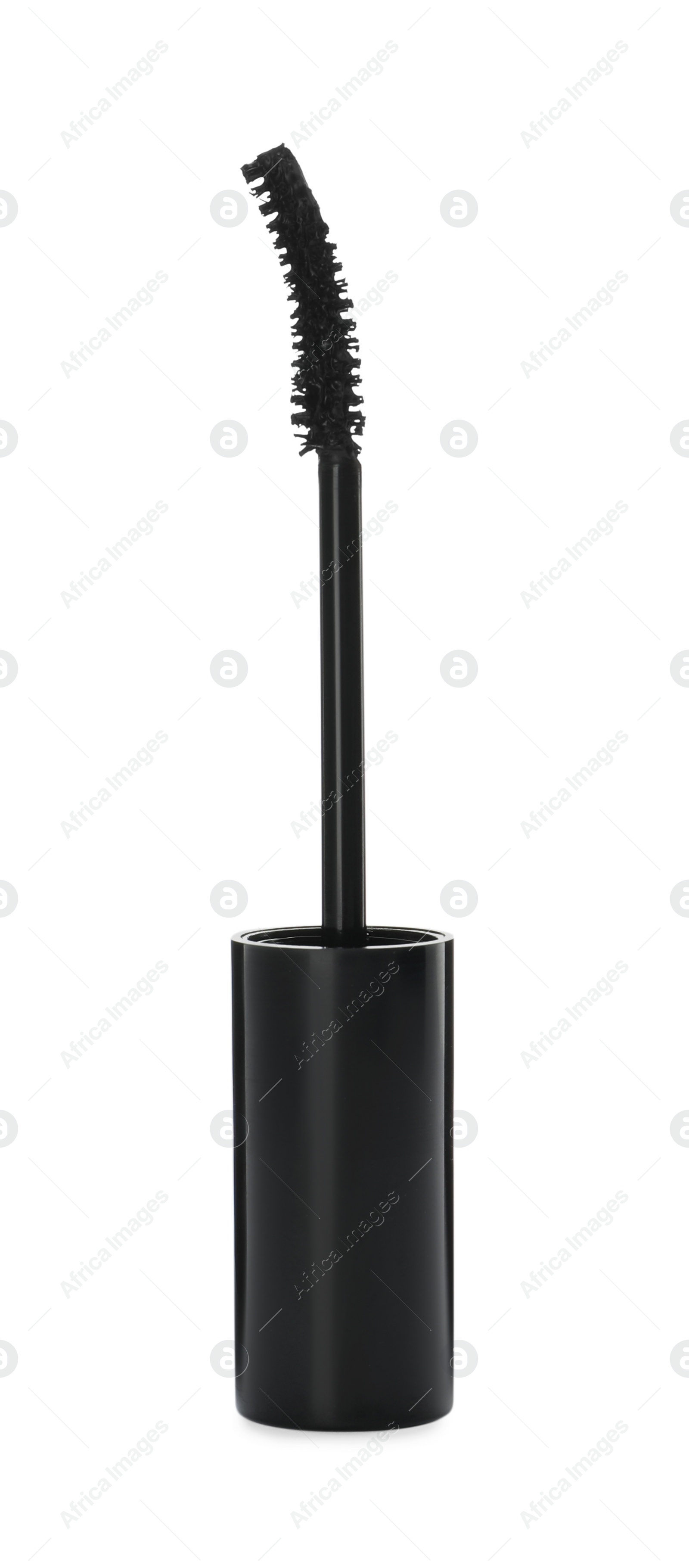 Photo of Mascara wand on white background. Makeup product