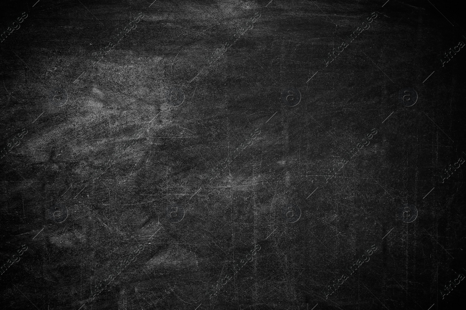 Photo of Dirty black chalkboard as background. Space for text