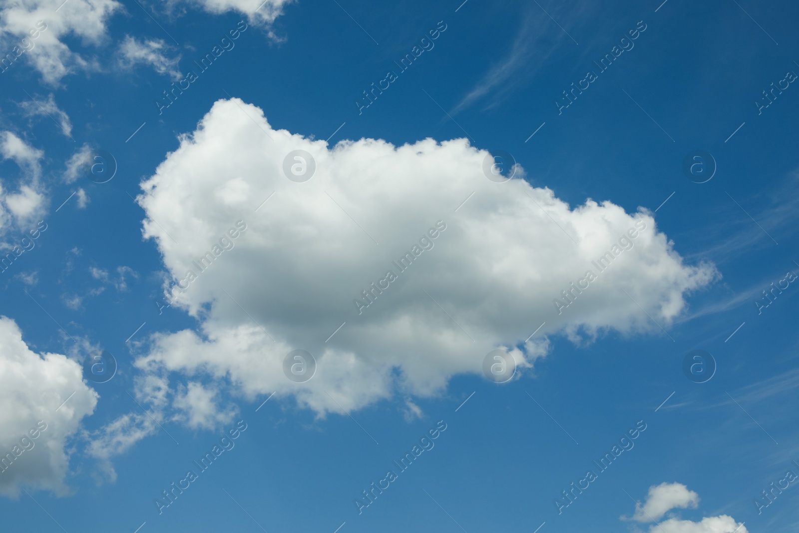 Photo of Picturesque view of beautiful sky with fluffy clouds