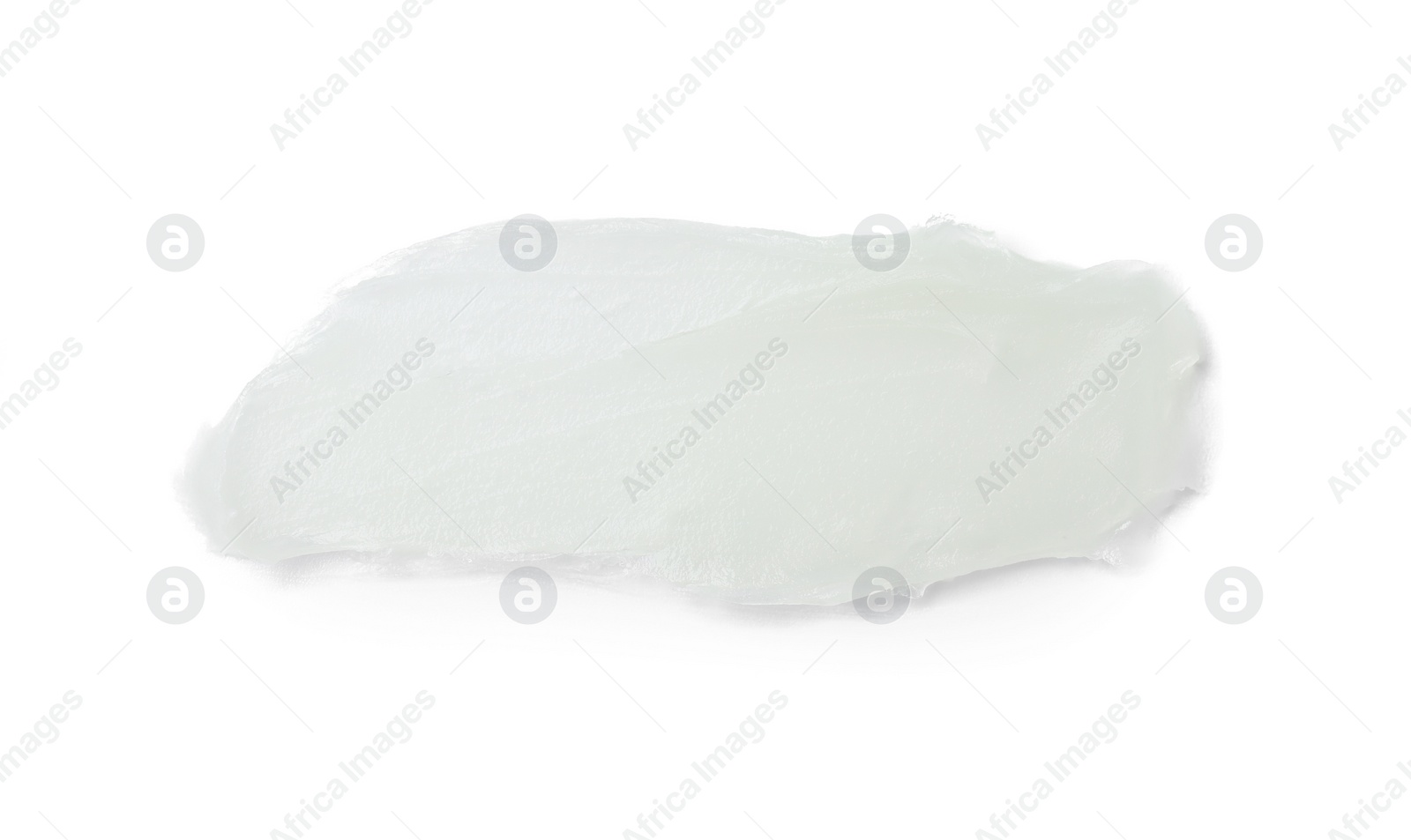 Photo of Sample of cosmetic petrolatum isolated on white, top view