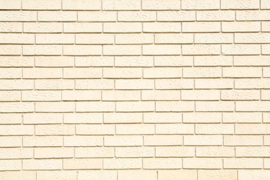 Texture of white brick wall as background