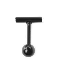 Photo of Piercing jewelry. Labret stud isolated on white