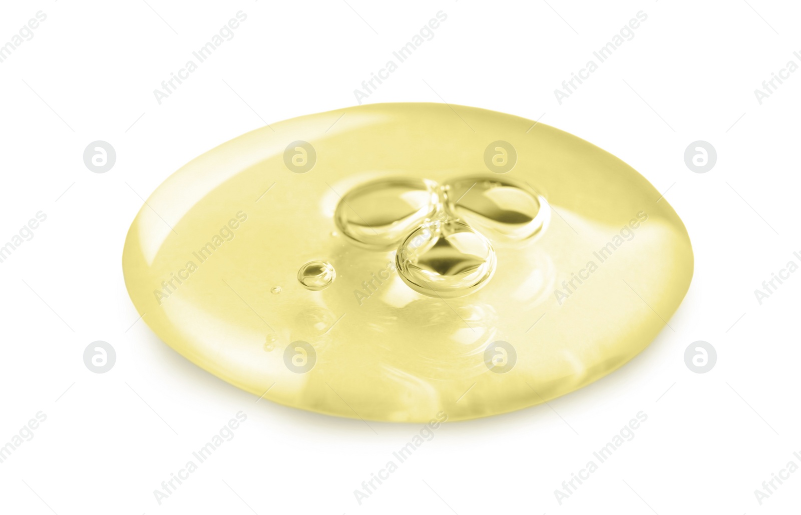 Image of Serum drop on white background. Skin care product