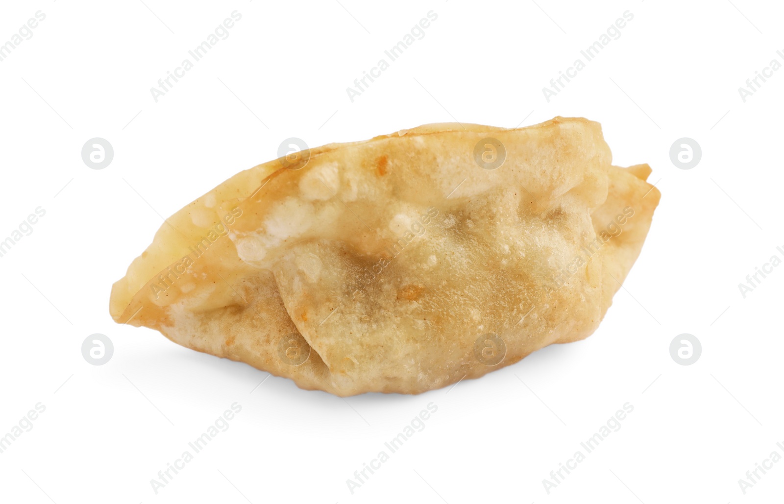 Photo of Delicious gyoza (asian dumpling) isolated on white