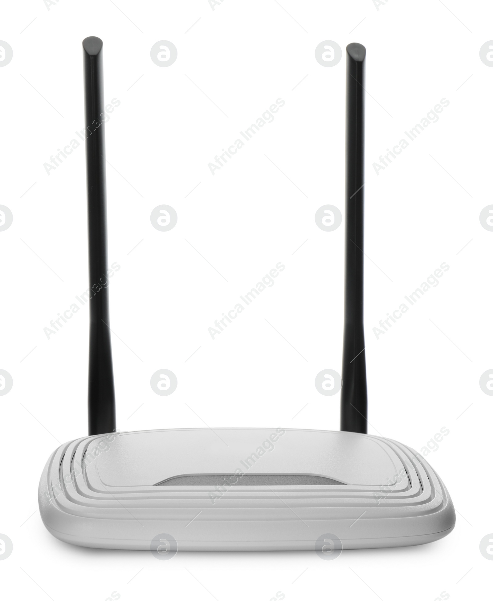 Photo of New modern Wi-Fi router isolated on white