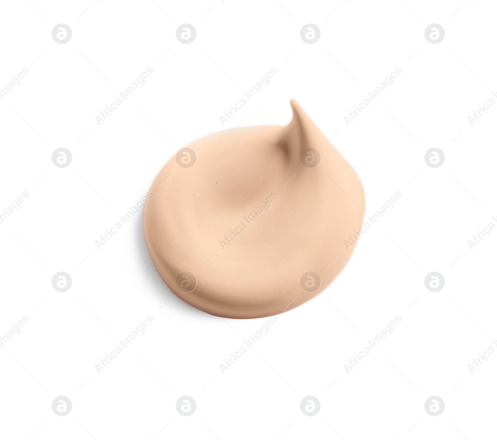 Photo of Drop of skin foundation isolated on white