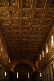 Photo of ROME, ITALY - FEBRUARY 2, 2024: Interior of Basilica of St. John Lateran