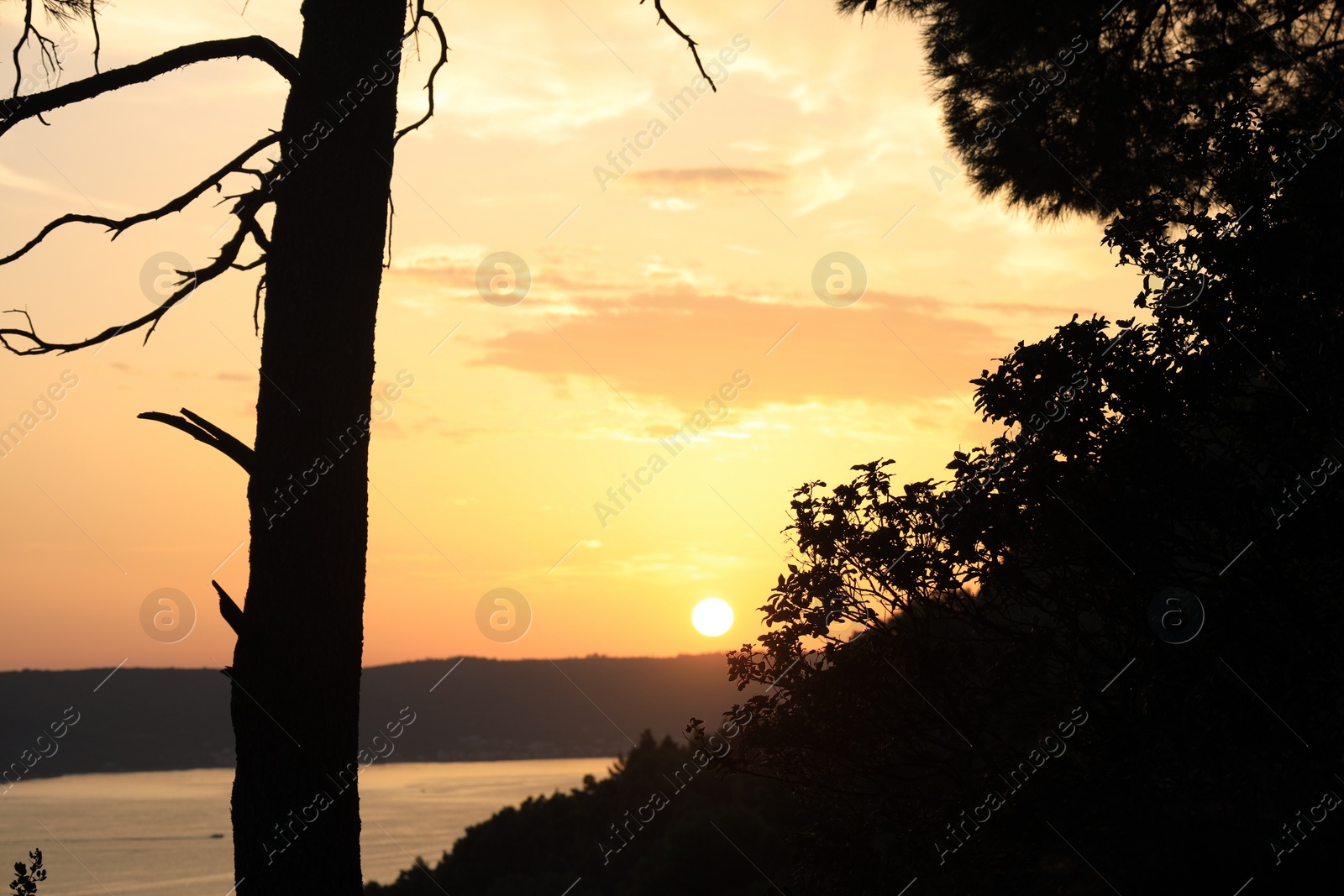 Photo of Beautiful view of sky and setting sun