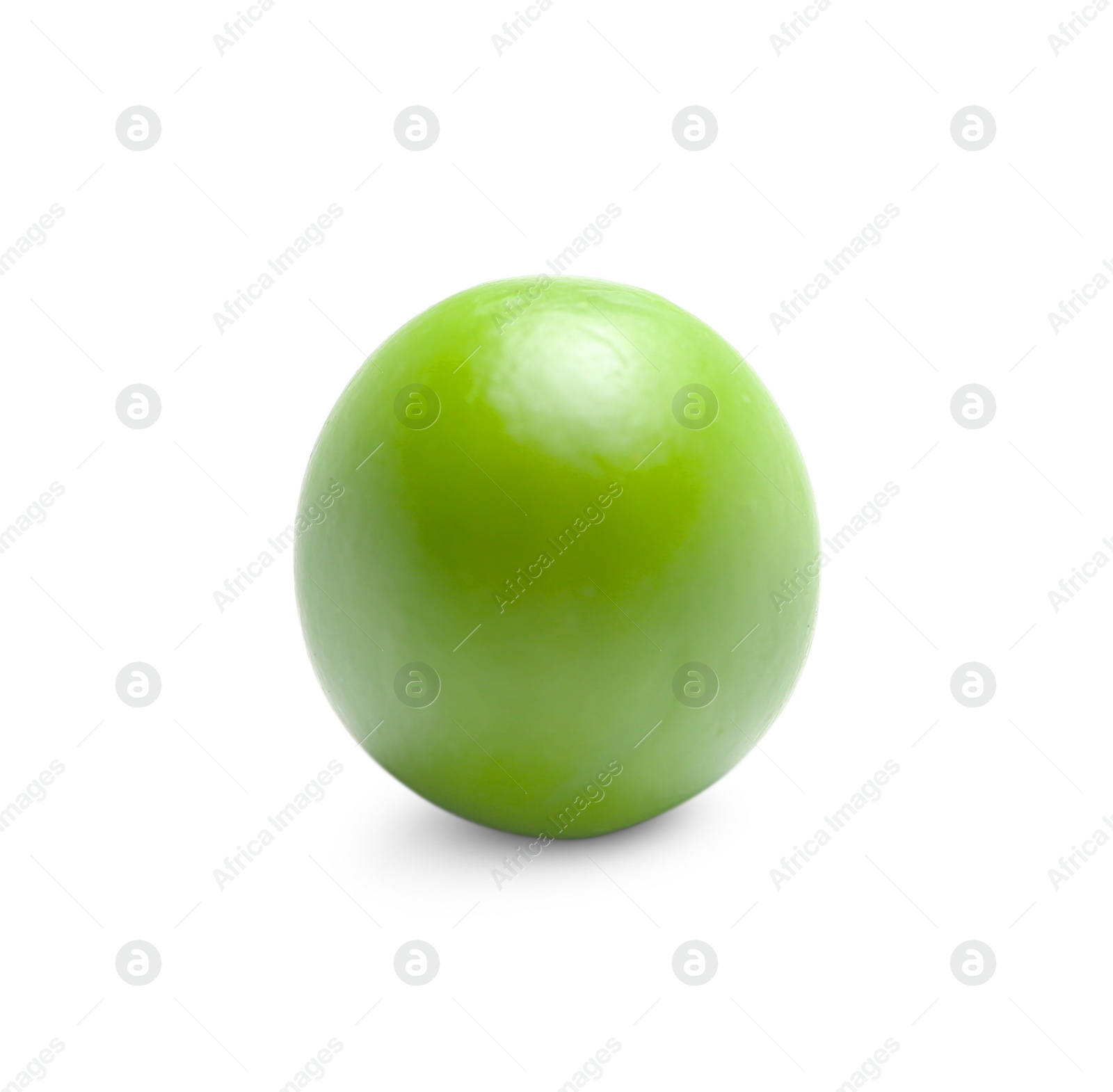 Photo of Fresh green pea on white background