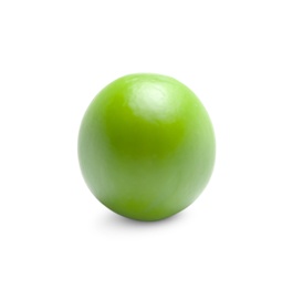 Photo of Fresh green pea on white background