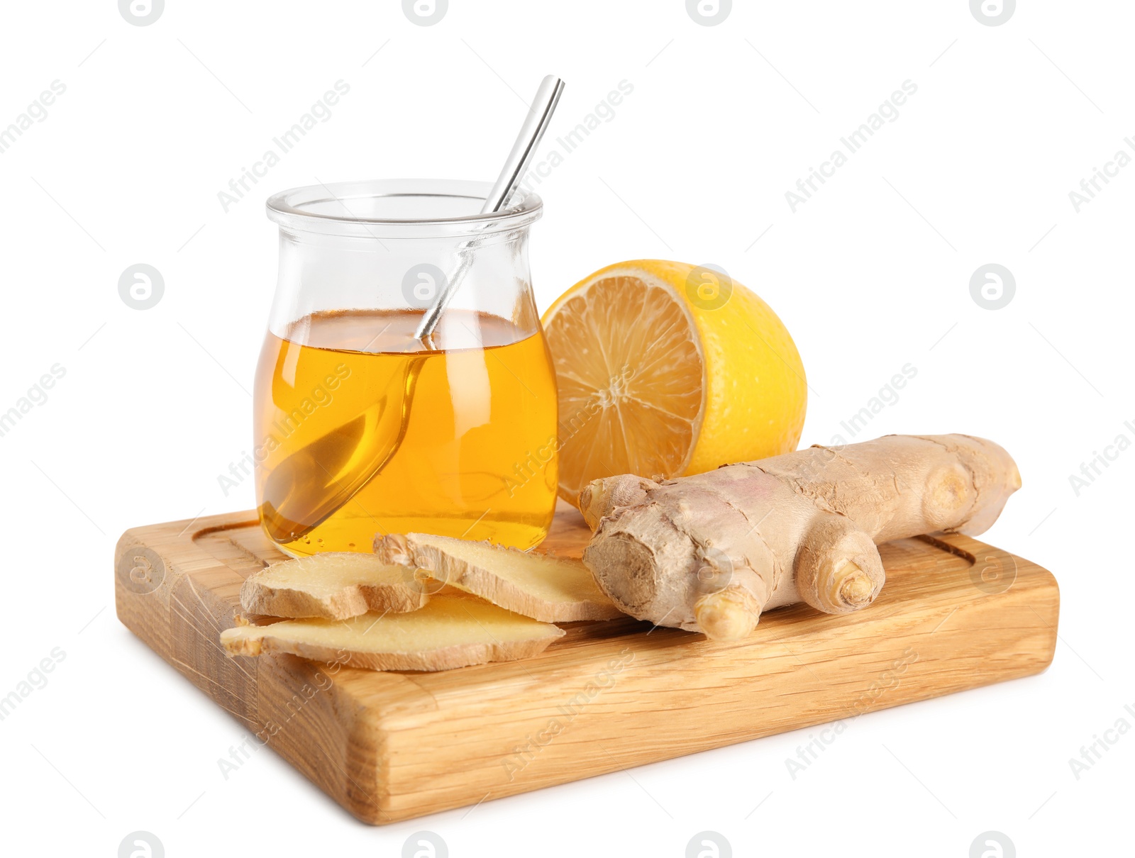 Photo of Cold remedies on white background. Sore throat treatment