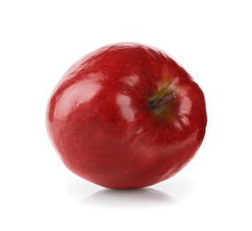 Photo of Fresh juicy red apple isolated on white