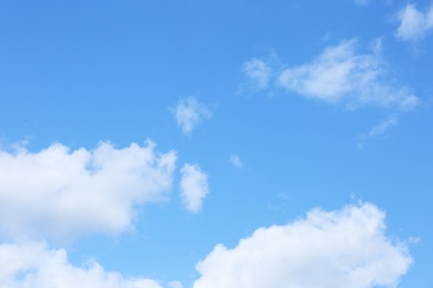 View of beautiful blue sky with clouds