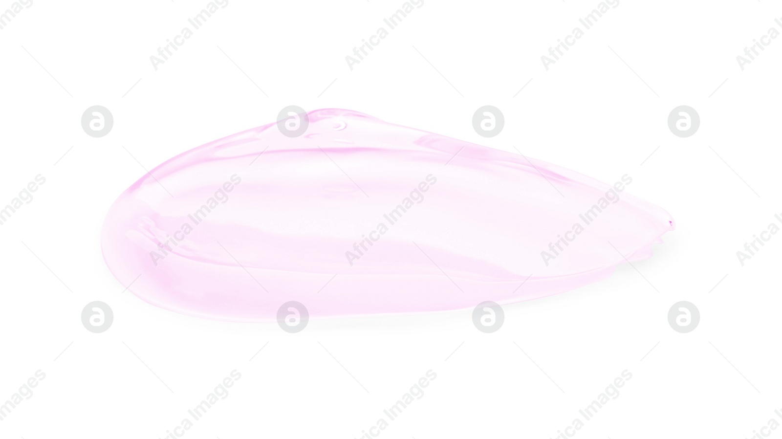 Image of Sample of cosmetic gel isolated on white