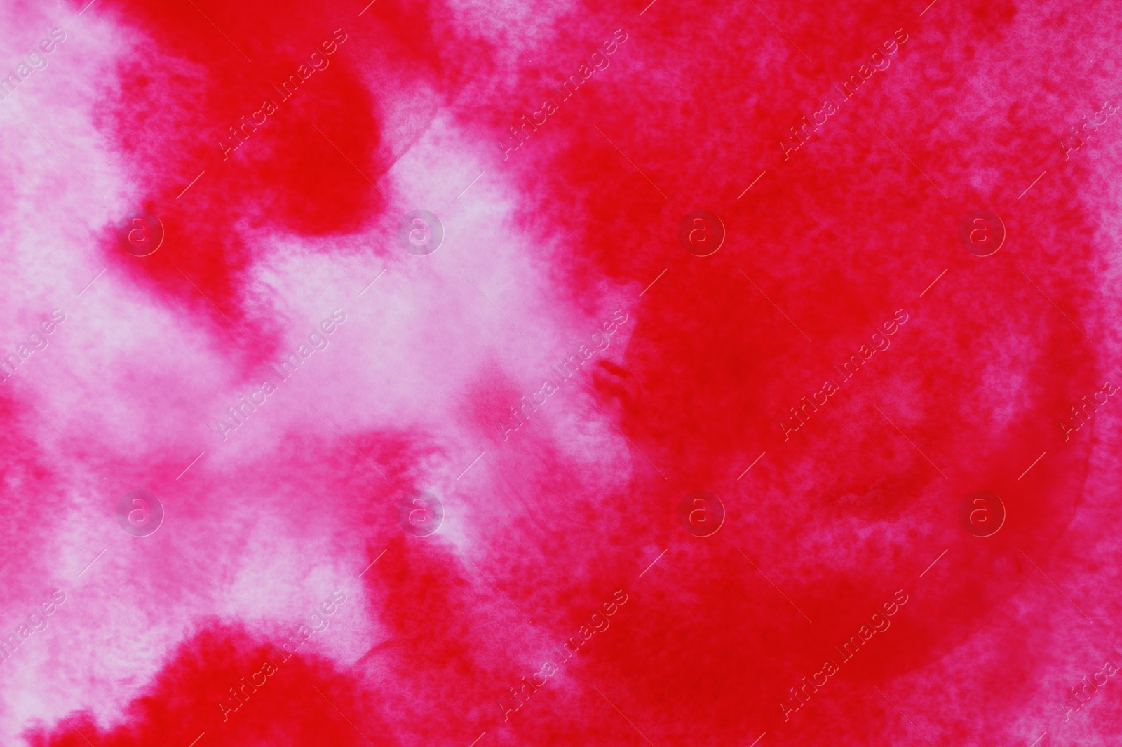 Photo of Abstract pink watercolor painting as background, top view