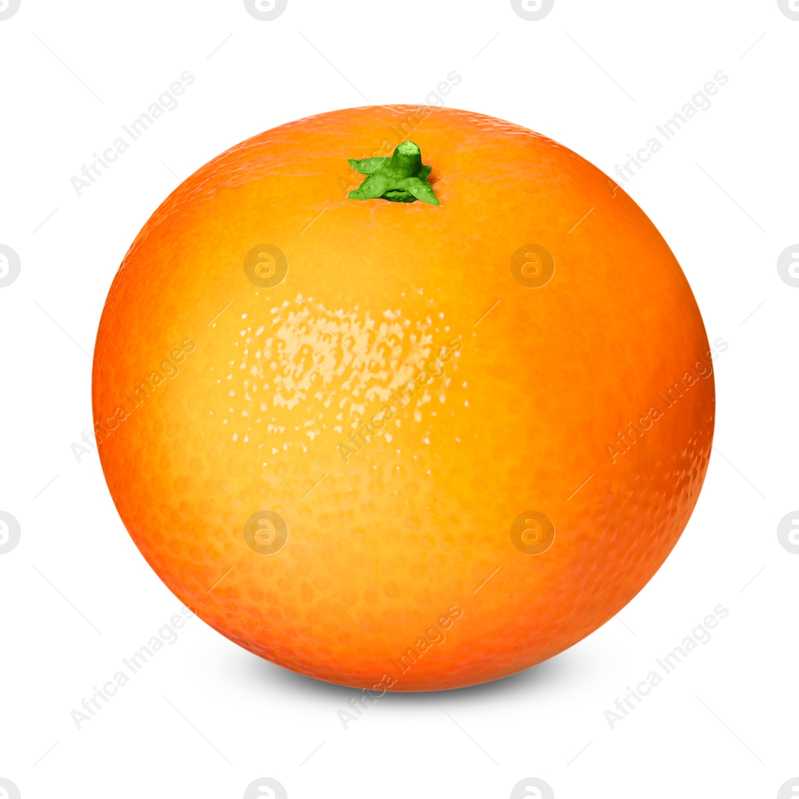 Image of Fresh ripe orange tangerine isolated on white