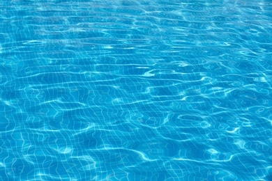 Clear refreshing water in swimming pool