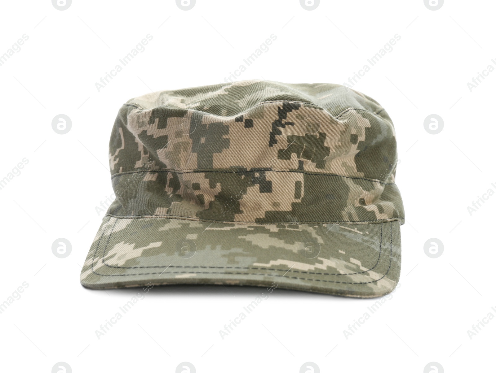 Photo of Military cap on white background