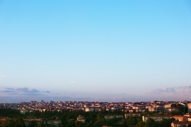 Photo of Picturesque view of city with beautiful buildings