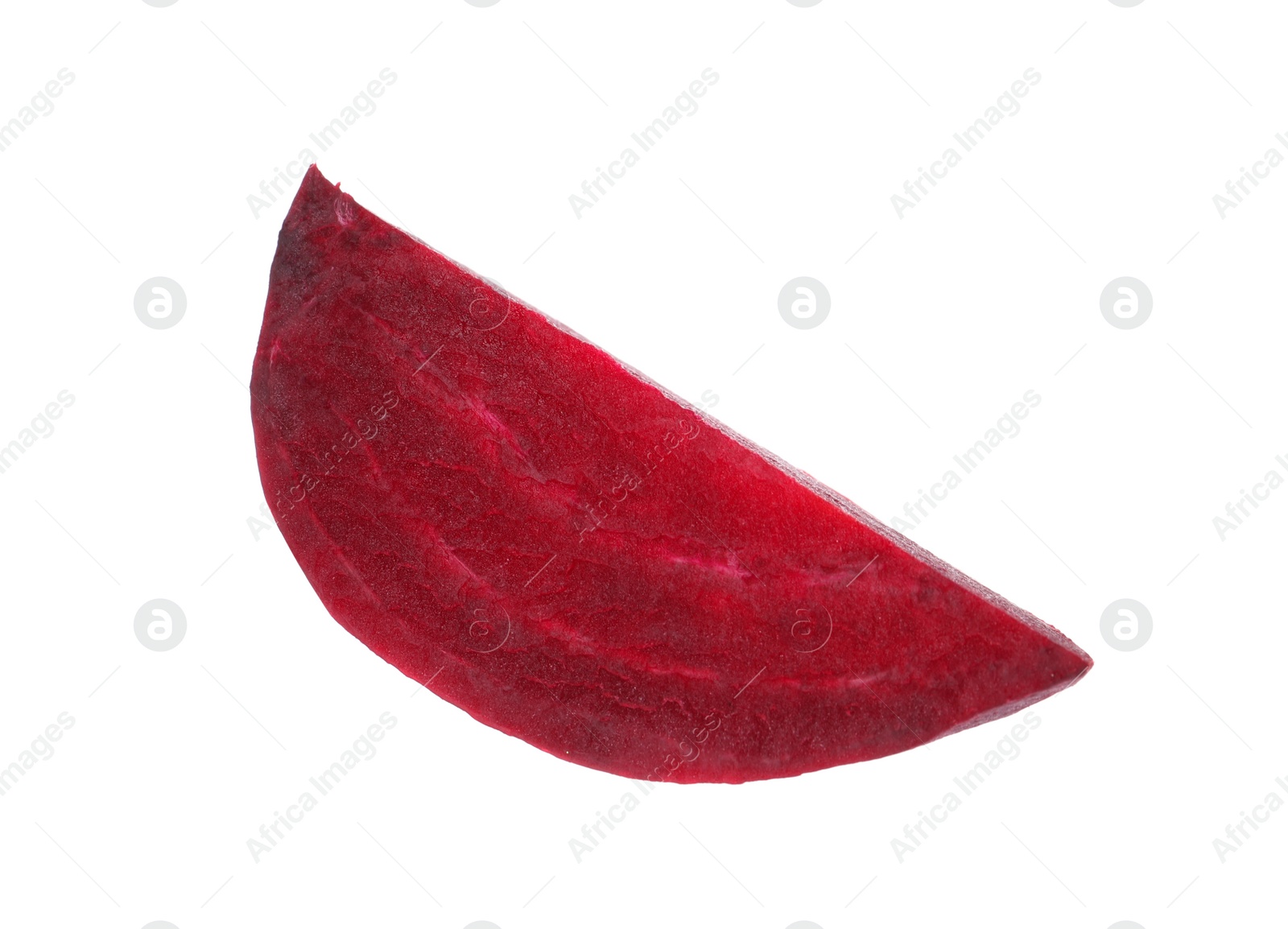 Photo of Piece of fresh red beet isolated on white