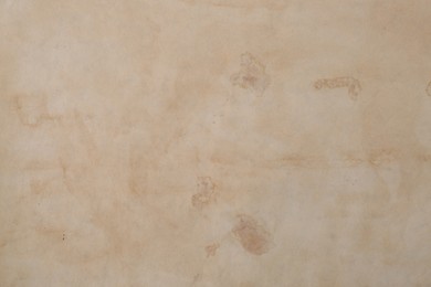 Photo of Sheet of parchment paper as background, top view