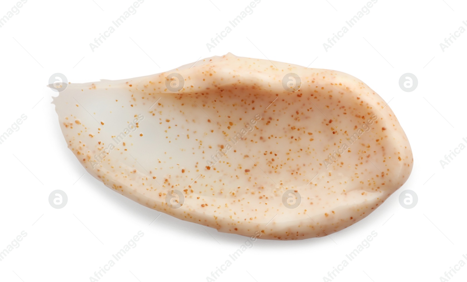 Photo of Sample of scrub isolated on white, top view