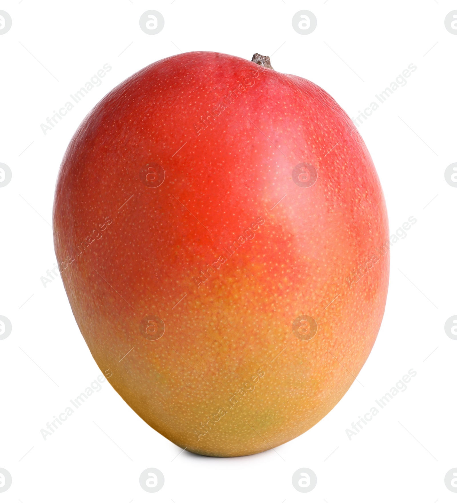 Photo of Delicious ripe juicy mango isolated on white