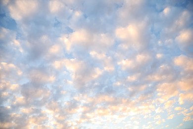 Photo of Beautiful view of blue sky with clouds