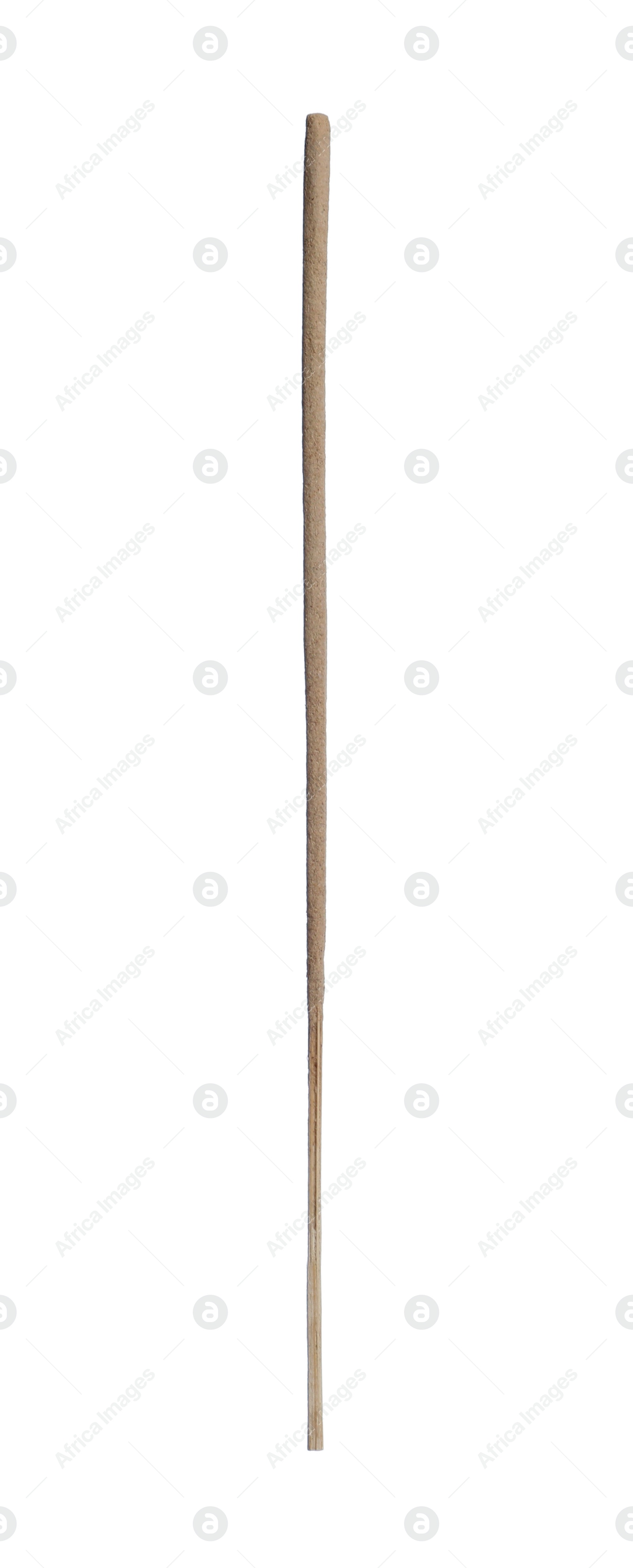 Photo of One aromatic incense stick isolated on white