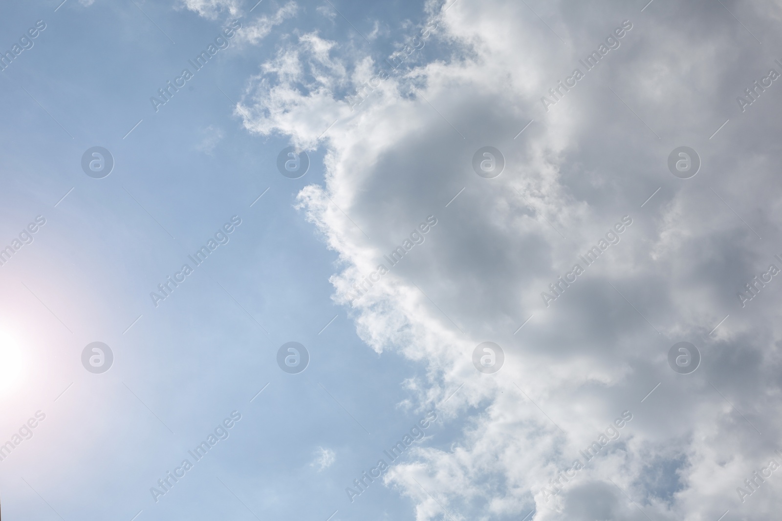 Photo of Beautiful view of sky with rain clouds