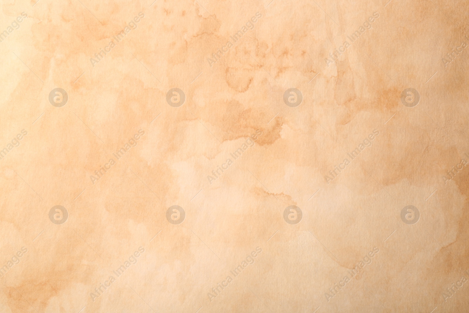 Photo of Sheet of old parchment paper as background, top view